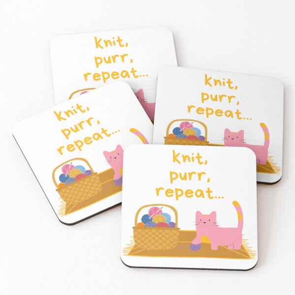 Item preview, knit, purr, repeat designed and sold by momspaghetti-.