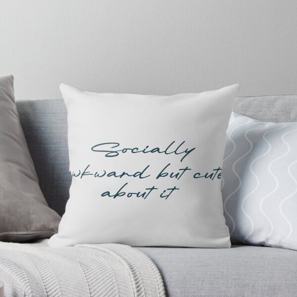 Item preview, Socially awkward but cute about it designed and sold by Ninjacatoff.