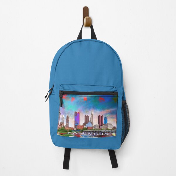 Item preview, Columbus Skyline Graffiti Art – Colorful Abstract Cityscape designed and sold by Phat Dog Designs .