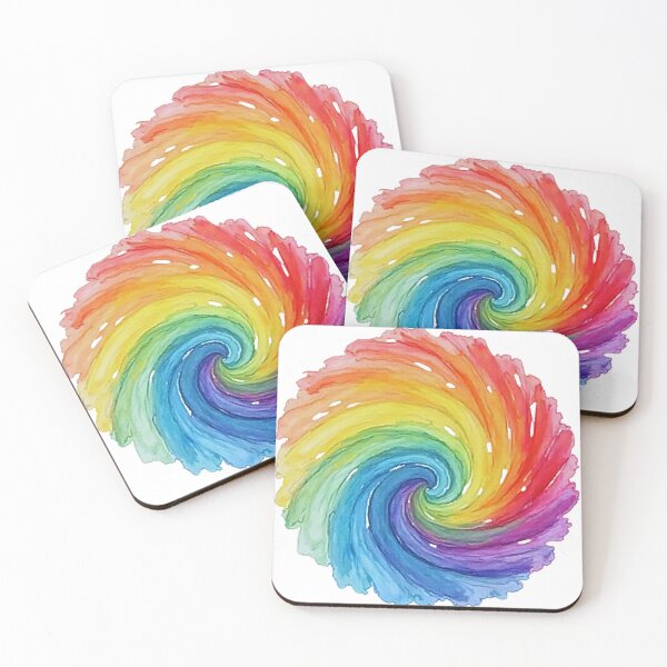 Item preview, Rainbow Pride Flag Abstract Art – LGBTQ+ Art Design designed and sold by Travelslightly.