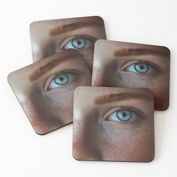 Item preview, Young person with striking blue eyes designed and sold by anytka.