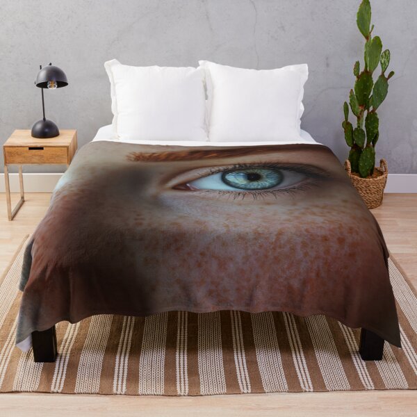 Item preview, Young person with striking blue eyes designed and sold by anytka.