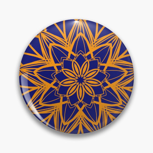Item preview, Navy 8 Petal Mandala Sacral designed and sold by bfg-adam.