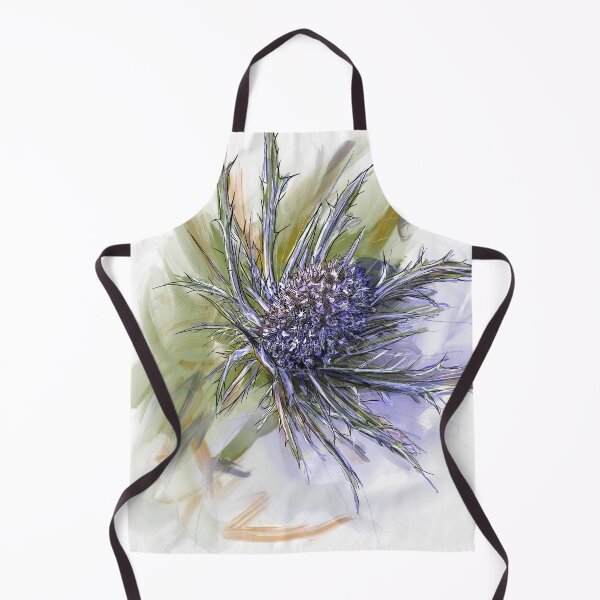 Item preview, Alpine Sea Holly Botanical Art – Nature-Inspired Illustration designed and sold by Coral Leontine Arts.