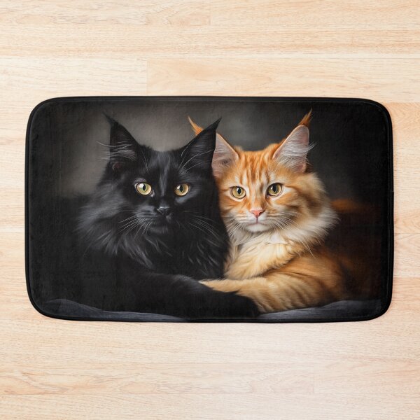 Item preview, Maine Coon Black and Orange Cats designed and sold by PetsArt.