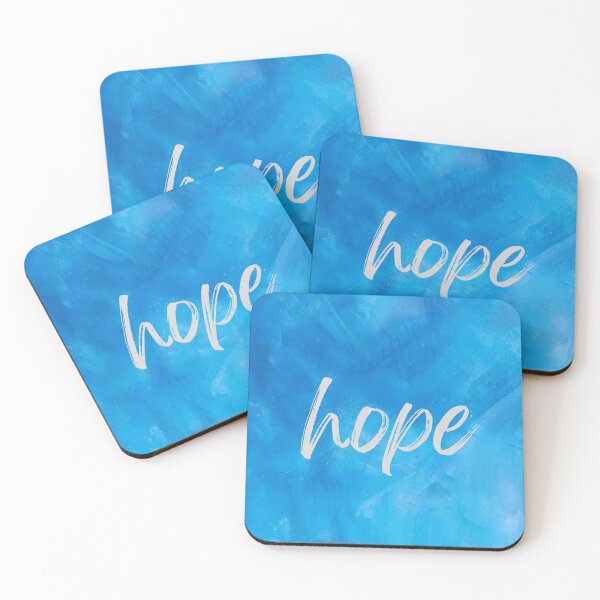 Item preview, "Hope" Blue Abstract Print designed and sold by FABOArt.
