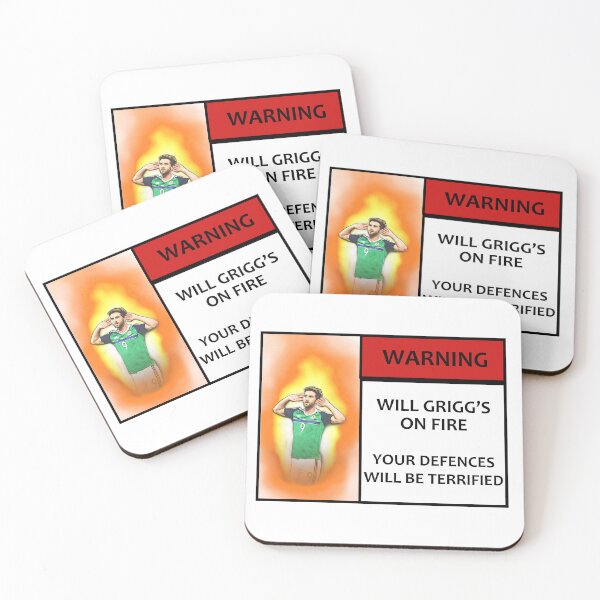 Item preview, Will Grigg's on Fire! Your Defences Will Be Terrified designed and sold by KookyCool.