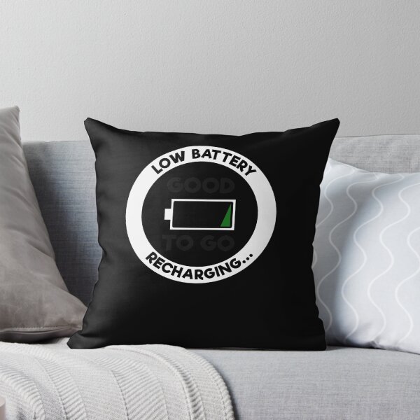 Item preview, Battery Drained Feeling Depleted Funny Graphic designed and sold by SassyYetClassy.