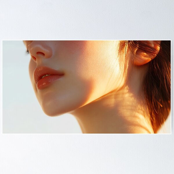 Item preview, Warm sunlight on profile designed and sold by anytka.