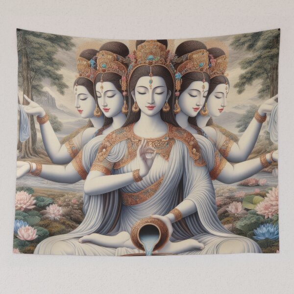 Item preview, Quan Yin - Buddhist Goddess of Compassion and Mercy designed and sold by ApproachingZion.