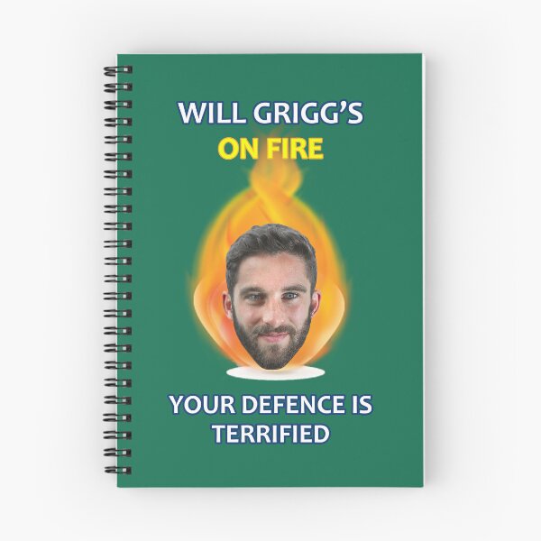 Item preview, Will Grigg's on Fire Your Defence is Terrified designed and sold by KookyCool.