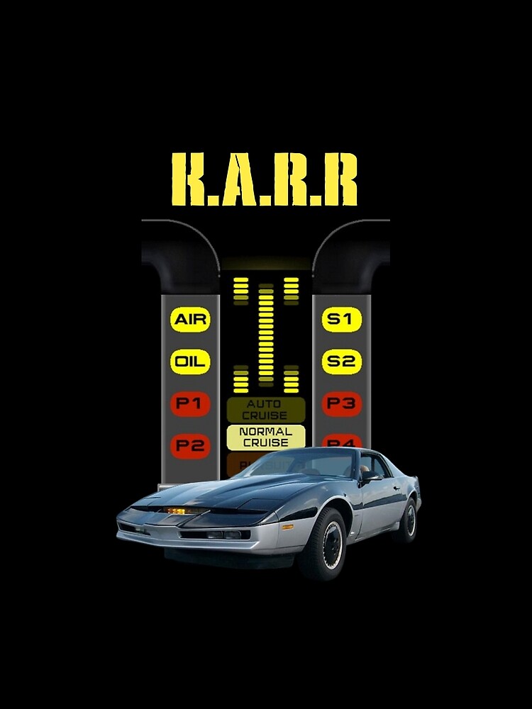Thumbnail 4 of 4, Graphic T-Shirt, K.A.R.R Knight Rider  designed and sold by Toons4u.