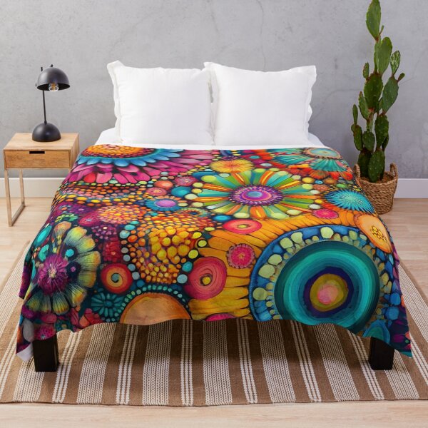 Item preview, Vibrant floral patterns shine designed and sold by anytka.