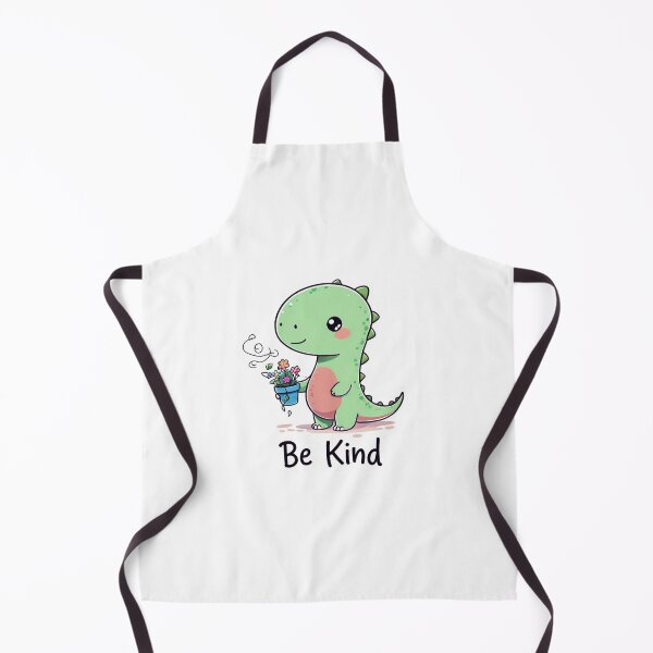Item preview, Cute Dinosaur Be Kind Holding Flower Pot designed and sold by Mr-wow.