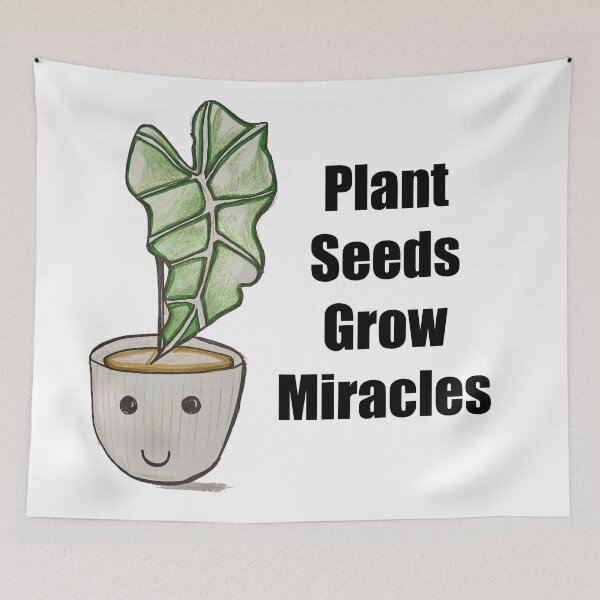 Item preview, Plant seeds, Grow Miracles  designed and sold by Luilui7.