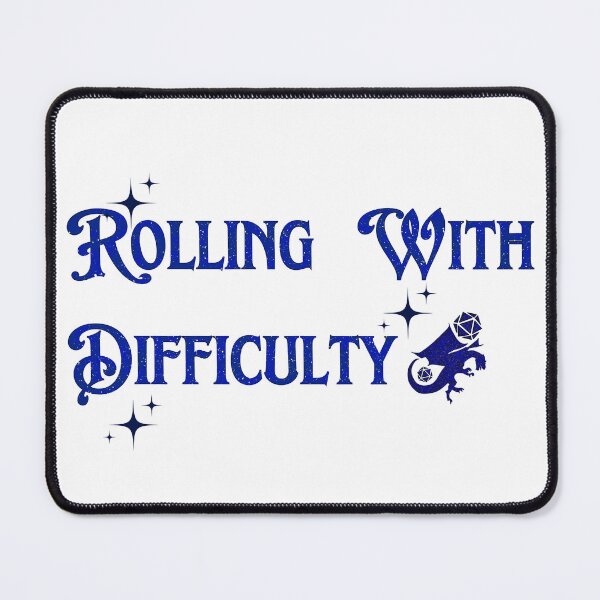 Item preview, Rolling With Difficulty designed and sold by WeebStoreTees.