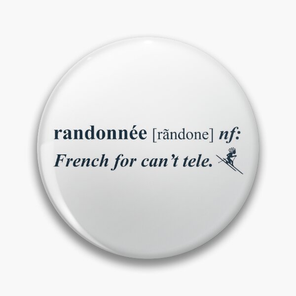 Item preview, randonnee: French for Can't Tele designed and sold by CiscoHansOlego.