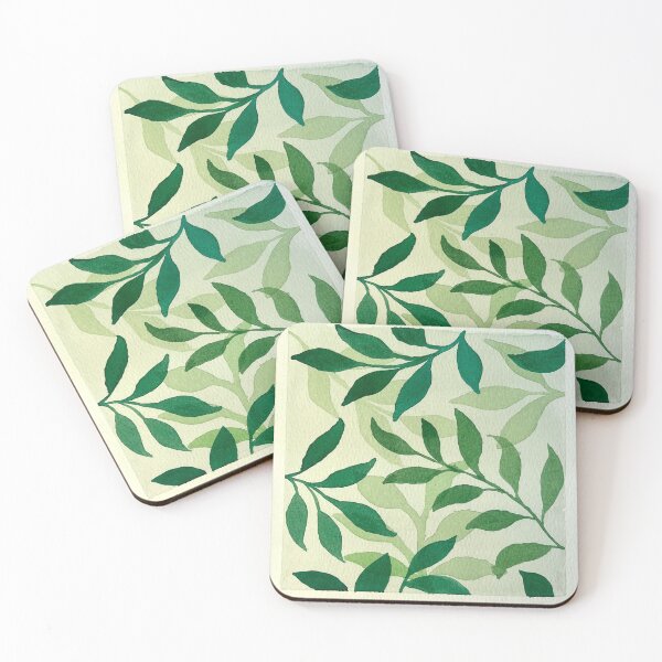 Item preview, Green Watercolor Vines designed and sold by Allison's Painting Studio.
