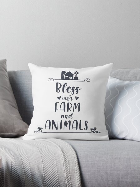 Item preview, Bless Our Farm and Animals - Farm Life Design designed and sold by Northwest Fish and Fowl.
