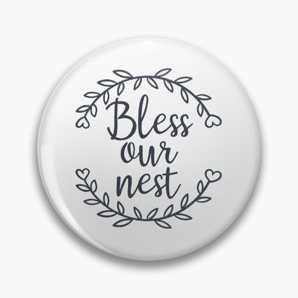Item preview, Bless Our Nest - Cozy Farmhouse Design designed and sold by Northwest Fish and Fowl.