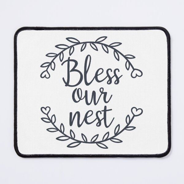 Item preview, Bless Our Nest - Cozy Farmhouse Design designed and sold by Northwest Fish and Fowl.