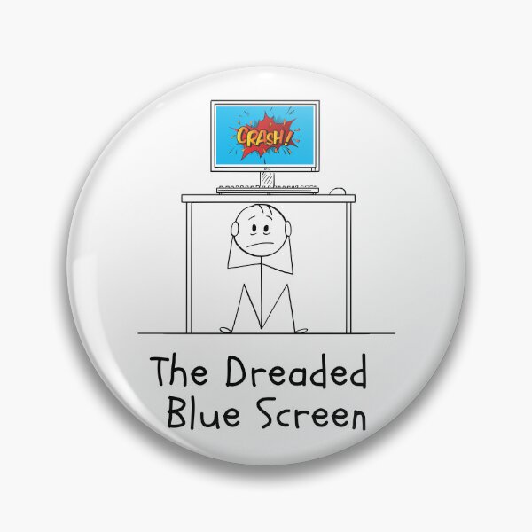 Item preview, Funny The Dreaded Blue Screen Cartoon. designed and sold by MPC-Mince-Pies.