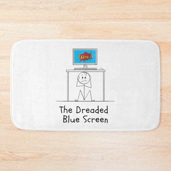 Item preview, Funny The Dreaded Blue Screen Cartoon. designed and sold by MPC-Mince-Pies.