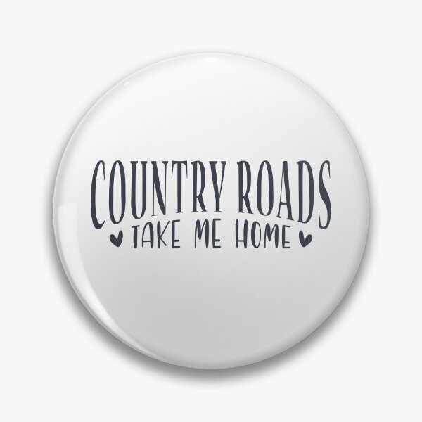 Item preview, Country Roads Take Me Home - Rustic Country Design designed and sold by Northwest Fish and Fowl.