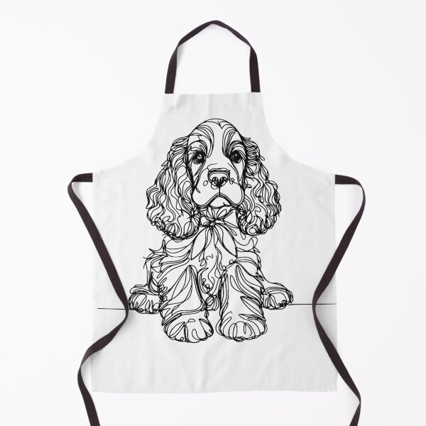 Item preview, Cocker Spaniel Line Art designed and sold by SmartPooch.