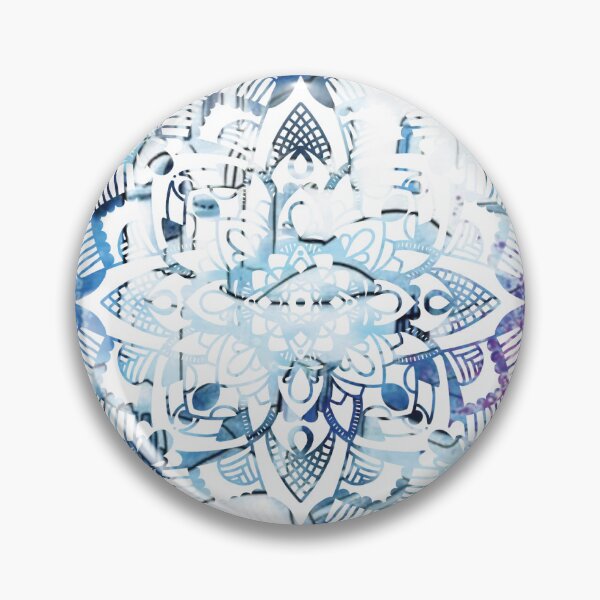 Item preview, Peaceful Santorini Mandala designed and sold by Girl-meets-joy.