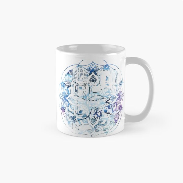 Item preview, Peaceful Santorini Mandala designed and sold by Girl-meets-joy.