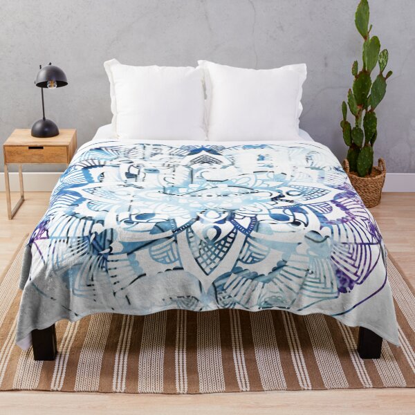 Item preview, Peaceful Santorini Mandala designed and sold by Girl-meets-joy.