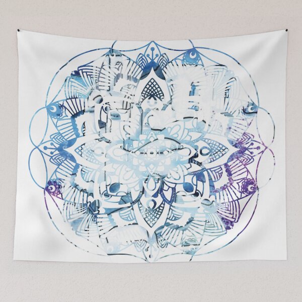 Item preview, Peaceful Santorini Mandala designed and sold by Girl-meets-joy.