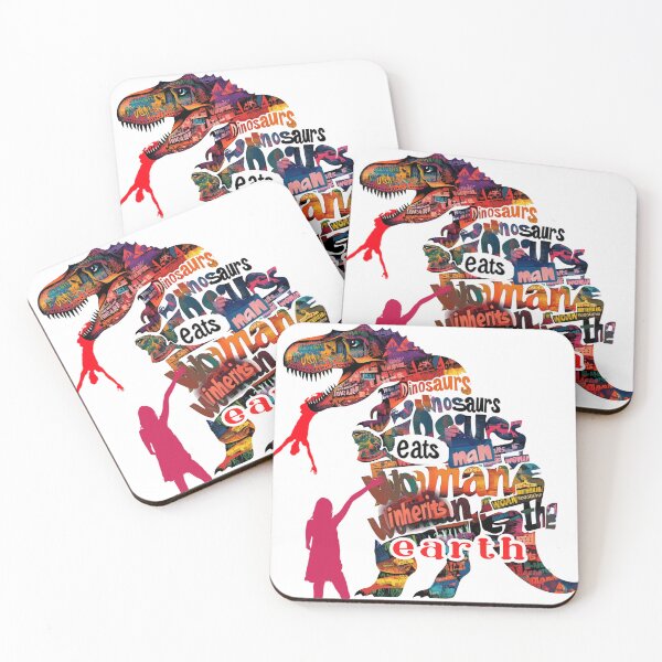 Item preview, Dinosaurs eats man woman inherits the earth  designed and sold by JanChryzostom.