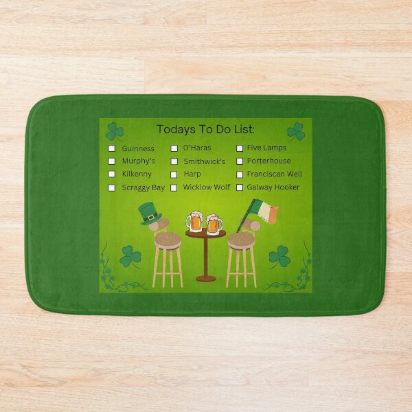 Item preview, Irish Beer Drinking St Patrick's Day List  designed and sold by EJVisuals.