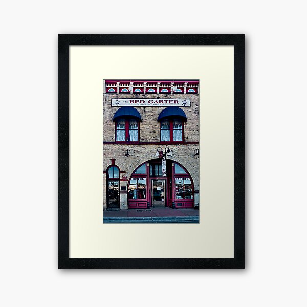 The Red Garter Framed Art Print