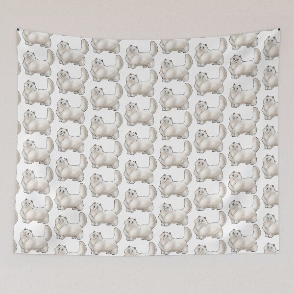 Item preview, Cat - Himalayan - Wide-eyed White designed and sold by Jennifer Stolzer.