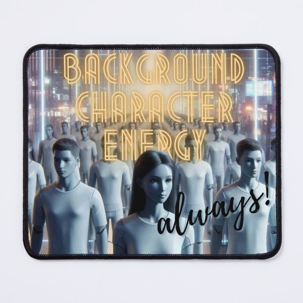 Item preview, NPC Vibes - Background Character Energy... always! designed and sold by nature. electrified..