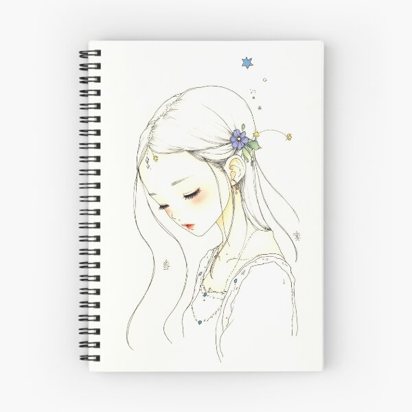 Item preview, drawing of a girl designed and sold by ViktorVigo.