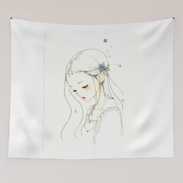 Item preview, drawing of a girl designed and sold by ViktorVigo.