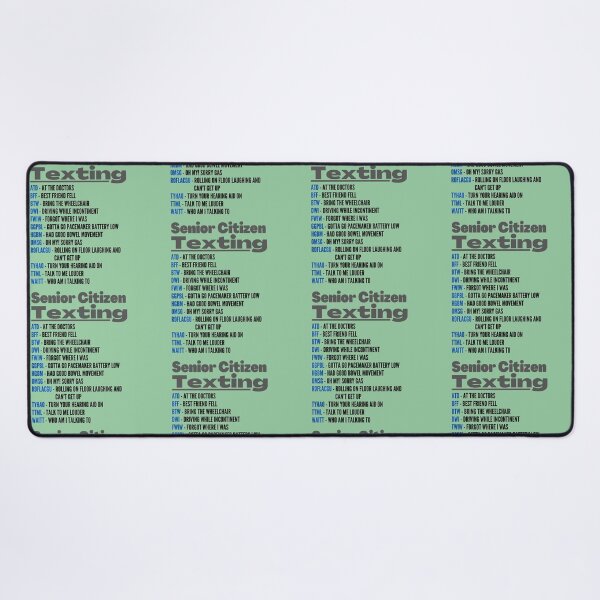 Item preview, Senior Citizens Texting-Fun, Novelty Birthday Gift designed and sold by Old Age Ain't For Sissies!.