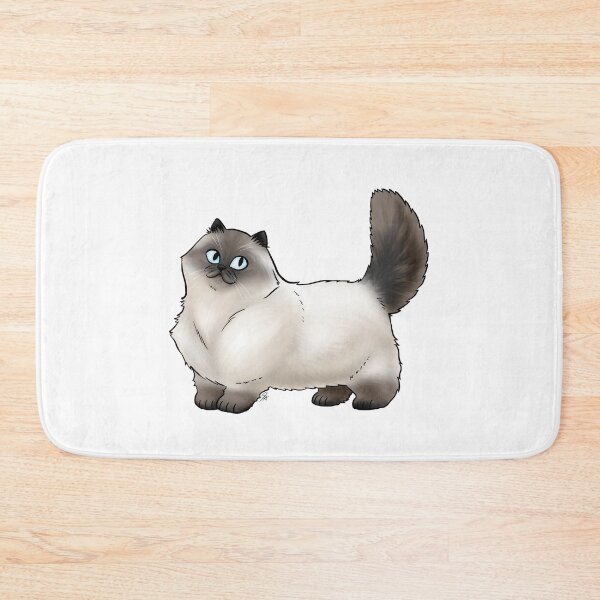 Item preview, Cat - Himalayan - Wide-eyed Smoke designed and sold by Jennifer Stolzer.