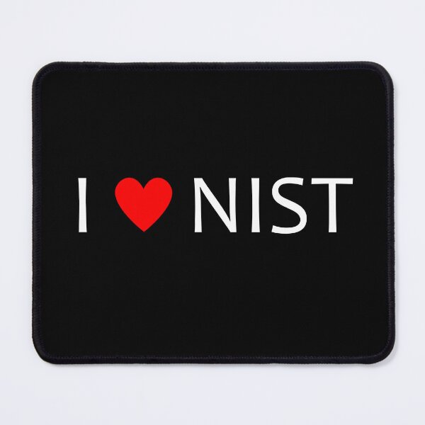 Item preview, I heart NIST - cybersecurity cats governance risk and compliance (Dark Background) designed and sold by cyberbcat.