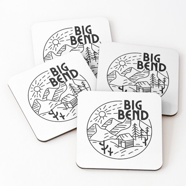 Item preview, Big Bend National State Park Classic Doodle T-shirt Sticker designed and sold by ThinkNature!.