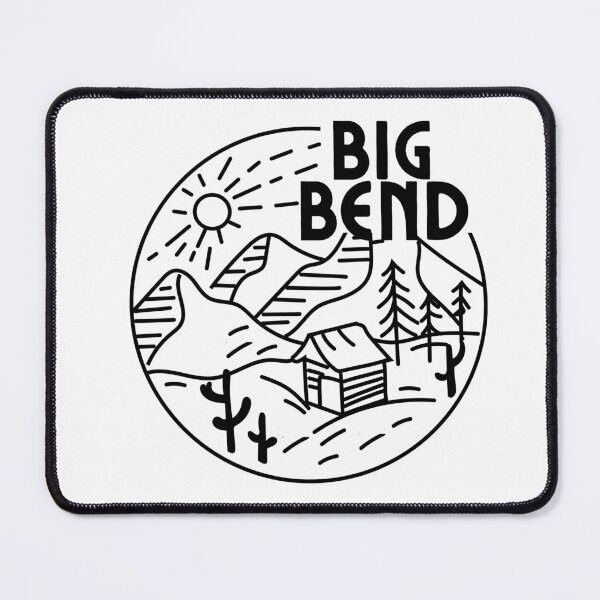 Item preview, Big Bend National State Park Classic Doodle T-shirt Sticker designed and sold by ThinkNature!.