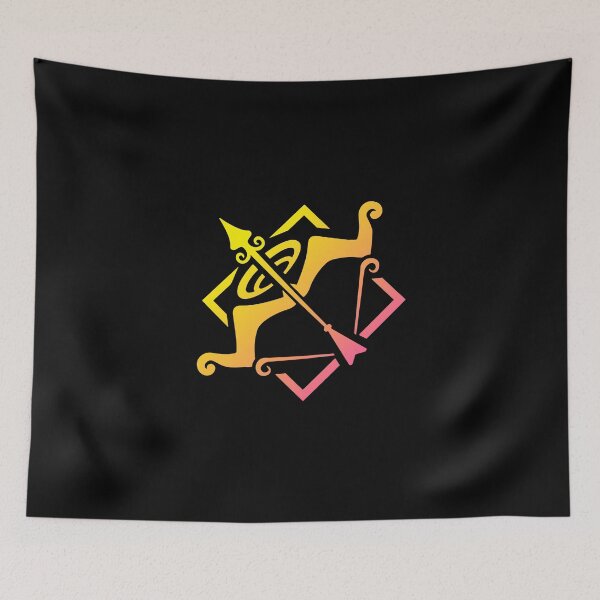 Item preview, Aloy Genshin Impact Character Neon Aestetic Symbol designed and sold by Kubala Designs.