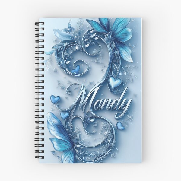 Item preview, This design is a luxurious and elegant digital artwork featuring the name "Mandy" in a stunning, ornate script.  designed and sold by Ice Diamond Designs.