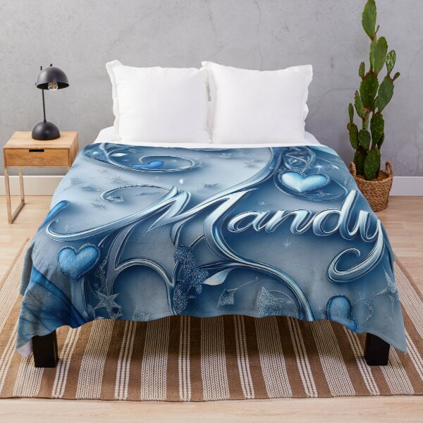 Item preview, This design is a luxurious and elegant digital artwork featuring the name "Mandy" in a stunning, ornate script.  designed and sold by Ice Diamond Designs.