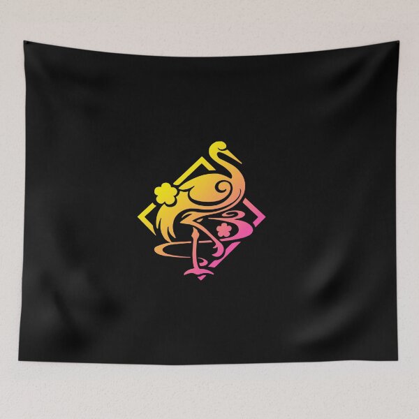 Item preview, Ayaka Genshin Impact Character Neon Aestetic Symbol designed and sold by Kubala Designs.