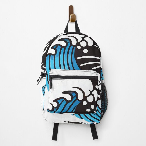 Item preview, Minimalist Ocean Cat – Japanese Wave-Inspired Feline Art designed and sold by Gold Turtle Lina.